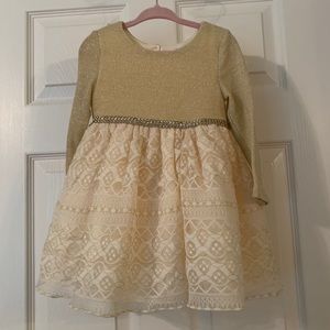 Toddler Girl Sweet Heart Rose fancy dress.